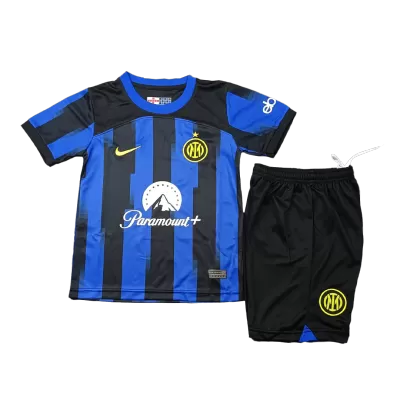 Inter Milan Kids Kit 2023/24 Home (Shirt+Shorts) - camisetasdefutbol