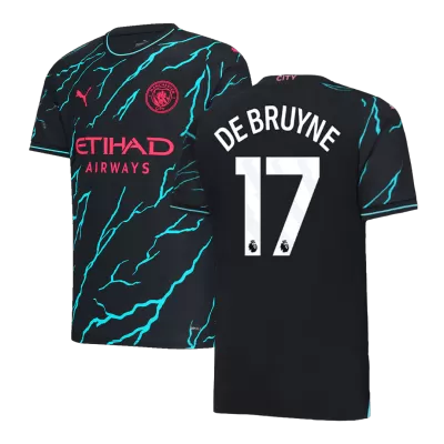 DE BRUYNE #17 New Manchester City Jersey 2023/24 Third Away Soccer Shirt - camisetasdefutbol