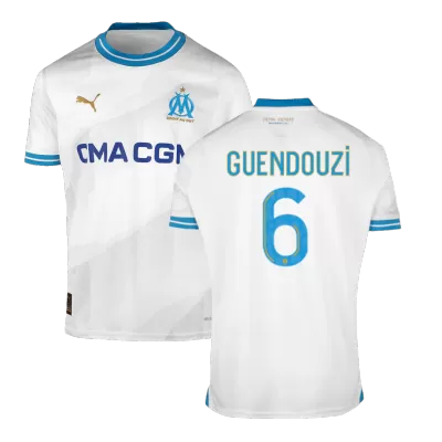 GUENDOUZI #6 New Marseille Jersey 2023/24 Home Soccer Shirt - camisetasdefutbol