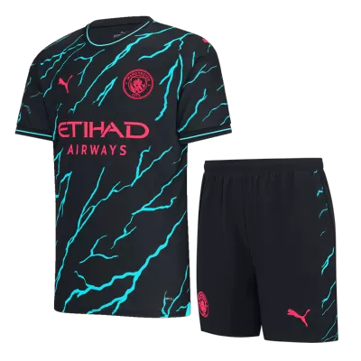 New Manchester City Soccer Kit 2023/24 Third Away (Shirt+Shorts) 
 - camisetasdefutbol