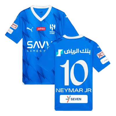 NEYMAR JR #10 New Al Hilal SFC Jersey 2023/24 Home Soccer Shirt - camisetasdefutbol