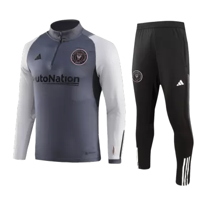 New Inter Miami CF 1/4 Zip Tracksuit 2023/24 Gray - camisetasdefutbol