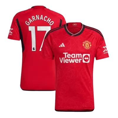 GARNACHO #17 New Manchester United Jersey 2023/24 Home Soccer Shirt - camisetasdefutbol