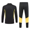 New Juventus 1/4 Zip Kids Tracksuit 2023/24 Black - camisetasdefutbol