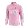 New Real Madrid 1/4 Zip Kids Tracksuit 2023/24 Pink - camisetasdefutbol