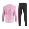 New Real Madrid 1/4 Zip Kids Tracksuit 2023/24 Pink - camisetasdefutbol