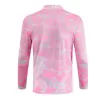 New Real Madrid 1/4 Zip Kids Tracksuit 2023/24 Pink - camisetasdefutbol