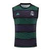 Real Madrid Jersey 2022/23 Pre-Match Soccer Sleeveless Top Black&Purple&Green - camisetasdefutbol