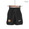 Kid's Nike Barcelona x Patta Soccer Jersey Kit(Jersey+Shorts) 2023/24 Black - camisetasdefutbol