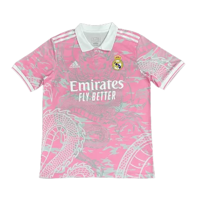 Replica Real Madrid x Chinese Dragon Soccer Jersey 23/24 Pink - camisetasdefutbol