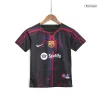 Kid's Nike Barcelona x Patta Soccer Jersey Kit(Jersey+Shorts) 2023/24 Black - camisetasdefutbol