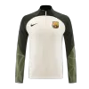 New Barcelona 1/4 Zip Tracksuit 2023/24 Cream - camisetasdefutbol