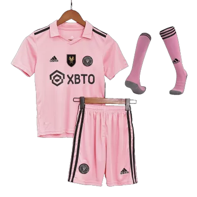 MESSI #10 Inter Miami CF Kids Kit 2023 Home (Shirt+Shorts+Socks) - camisetasdefutbol