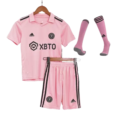 Inter Miami CF Kids Kit 2022 Home (Shirt+Shorts+Socks) - camisetasdefutbol