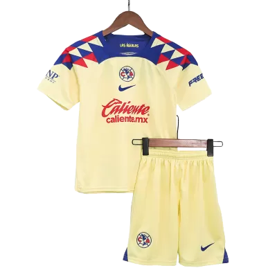 Club America Kids Kit 2023/24 Home (Shirt+Shorts) - camisetasdefutbol