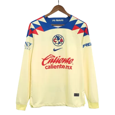 New Club America Jersey 2023/24 Home Soccer Long Sleeve Shirt - camisetasdefutbol