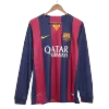 Vintage Barcelona Jersey 2014/15 Home Soccer Shirt Long Sleeve - camisetasdefutbol