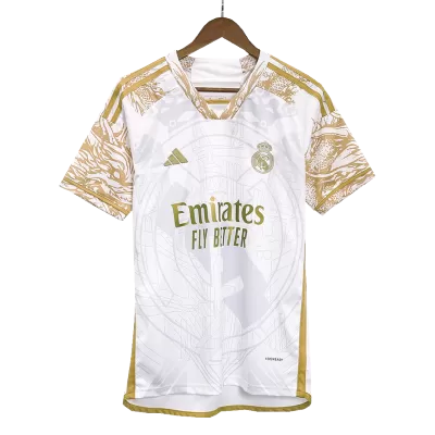 Replica Real Madrid x Chinese Dragon Soccer Jersey 23/24 White - camisetasdefutbol