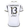 CAMPEONES #13 New Real Madrid Jersey 2023/24 Home Soccer Shirt - camisetasdefutbol