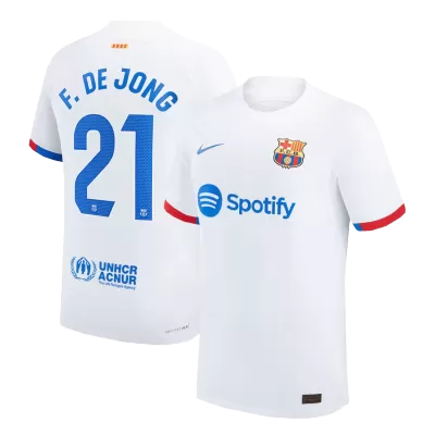 F. DE JONG #21 New Barcelona Jersey 2023/24 Away Soccer Shirt Authentic Version - camisetasdefutbol