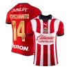 Gold CHICHARITO #14 New Chivas Jersey 2023/24 Home Soccer Shirt - camisetasdefutbol