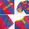 Vintage Barcelona Kids Kit 2010/11 Home (Shirt+Shorts) - camisetasdefutbol