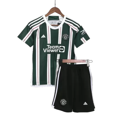 Manchester United Kids Kit 2023/24 Away (Shirt+Shorts) - camisetasdefutbol