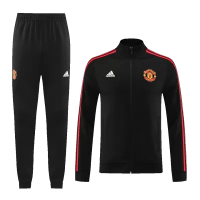 New Manchester United Training Kit (Top+Pants) 2023/24 Black - camisetasdefutbol