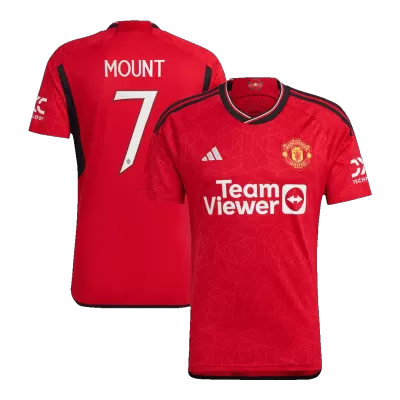 MOUNT #7 New Manchester United Jersey 2023/24 Home Soccer Shirt - UCL - camisetasdefutbol