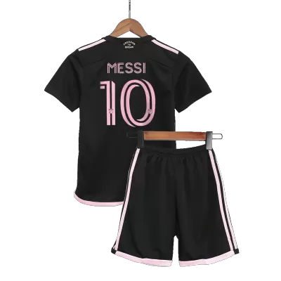 MESSI #10 Inter Miami CF Kids Kit 2023/24 Away (Shirt+Shorts) - camisetasdefutbol