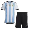 New Argentina Soccer Kit 2022 Home (Shirt+Shorts) - Three Stars - camisetasdefutbol