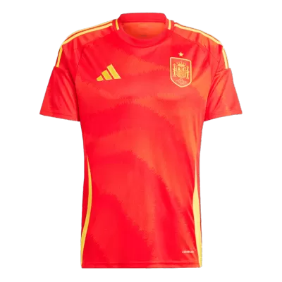 New Spain Jersey 2024 Home Soccer Shirt - camisetasdefutbol