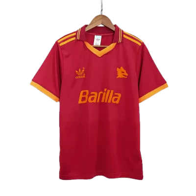 Vintage Roma Jersey 1992/94 Home Soccer Shirt - camisetasdefutbol