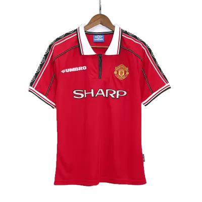 Vintage Manchester United Jersey 98/00 Home Soccer Shirt - camisetasdefutbol