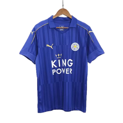 Vintage Leicester City Jersey 2016/17 Home Soccer Shirt - camisetasdefutbol