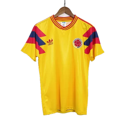 New Colombia Jersey 1990 Home Soccer Shirt - camisetasdefutbol