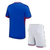 France Kids Kit 2024 Home (Shirt+Shorts) - camisetasdefutbol