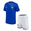 France Kids Kit 2024 Home (Shirt+Shorts) - camisetasdefutbol