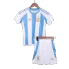 Argentina Kids Kit 2024 Home (Shirt+Shorts) - camisetasdefutbol